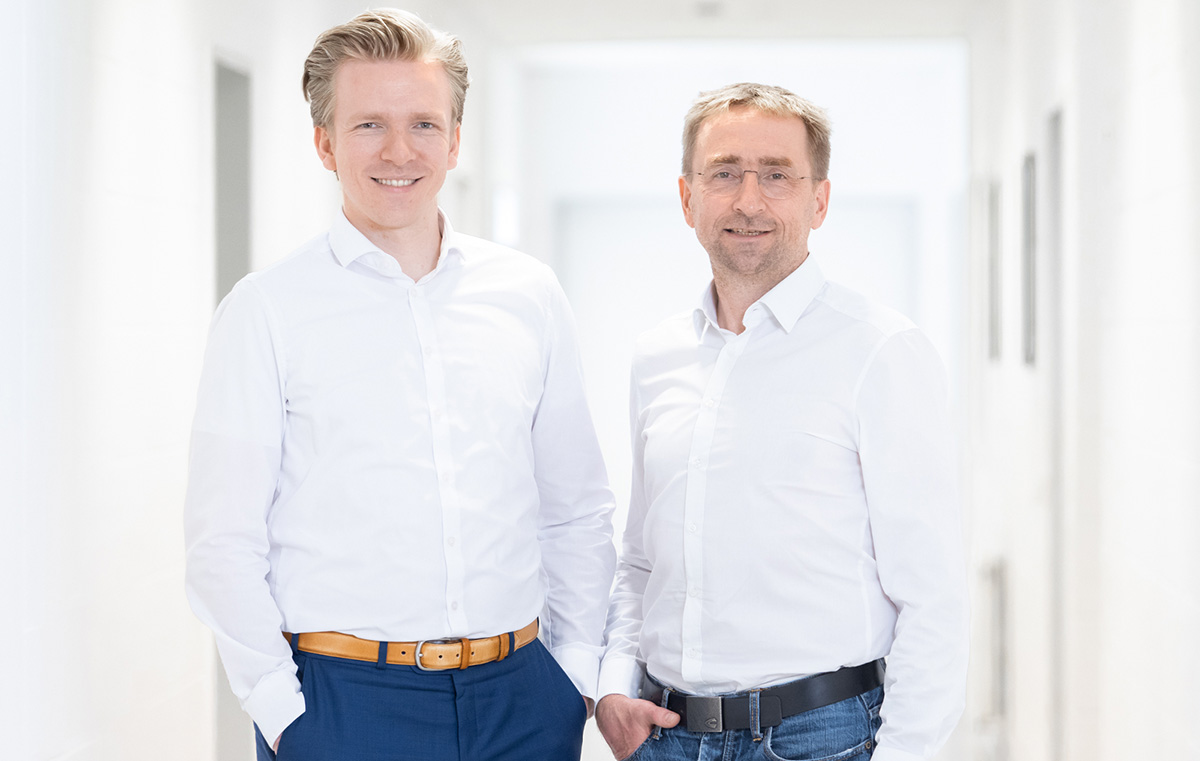 Managing Director Torben Segelken and Holger Ostermann